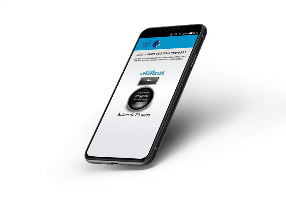 img smartphone app a idade seus ouvidos