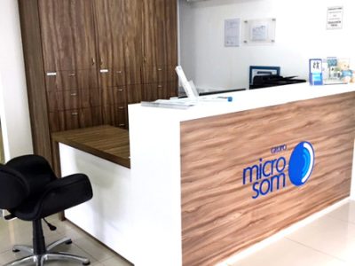 Recepção da unidade Microsom Fortaleza